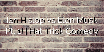 Ian Hislop vs Elon Musk Pt. 1! | Hat Trick Comedy